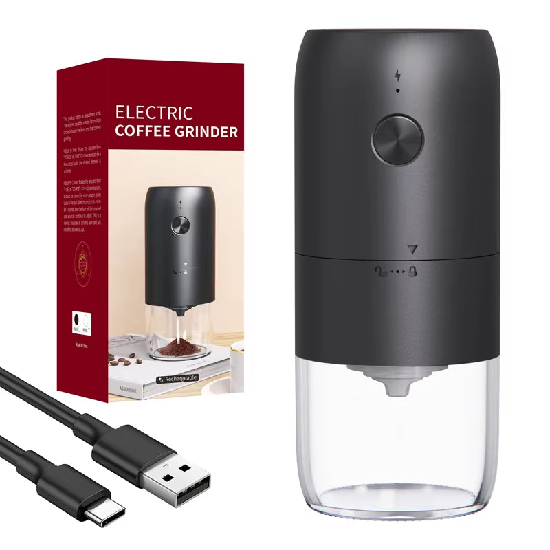 USB Rechargeable Ceramic Electric Coffee Grinder 
