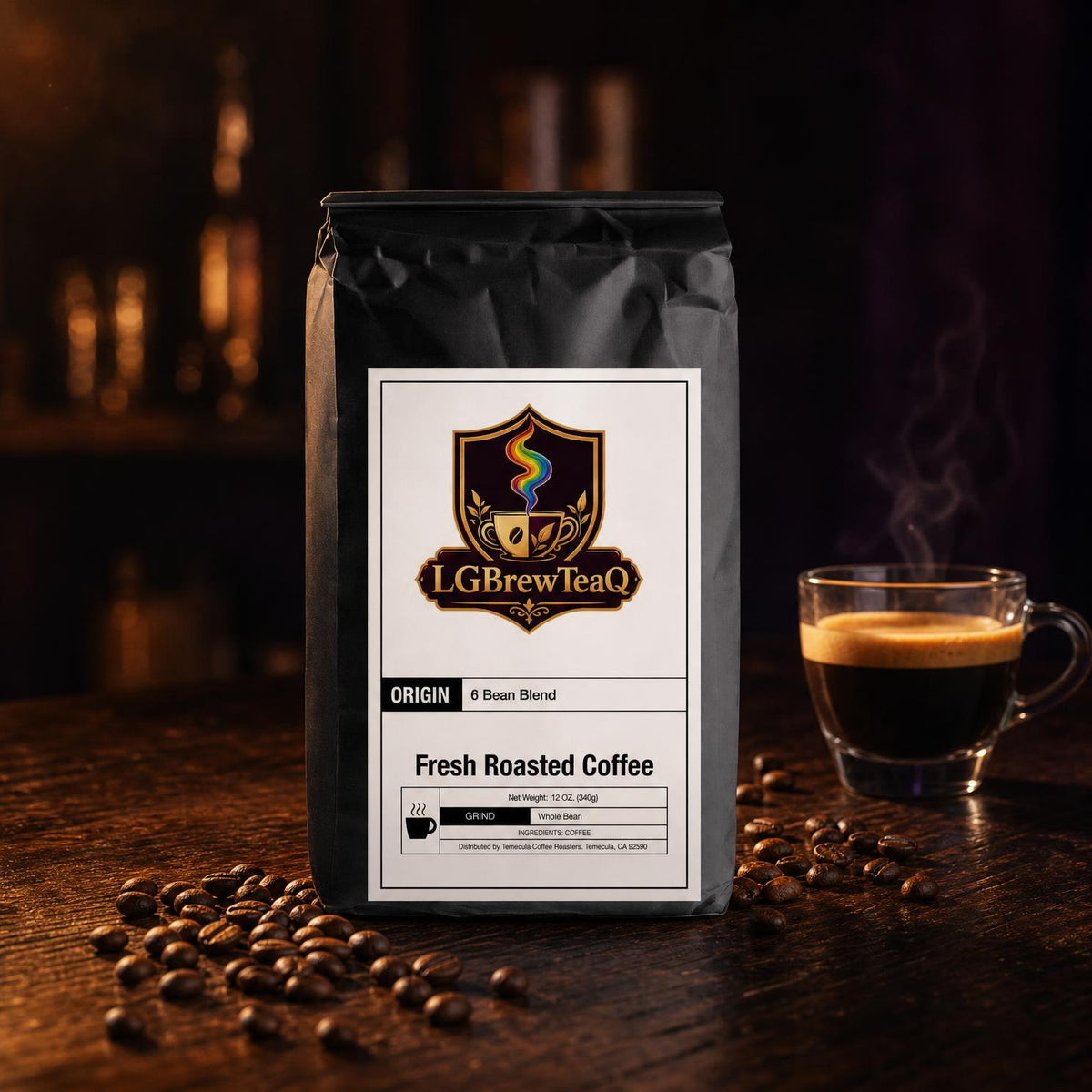 6 Bean Blend - Dark Roast House Espresso & Coffee