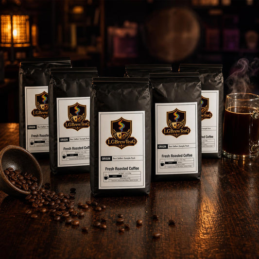 Best Sellers Coffee Tasting Flight - 6 Curated Roasts (2 oz Bags)