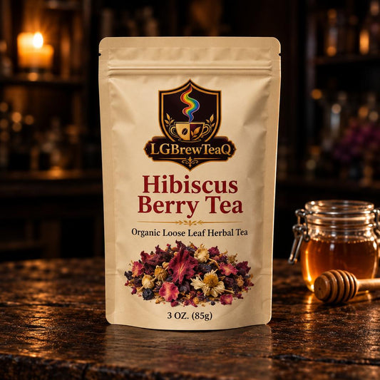 Hibiscus Berry Tea (Organic Loose Leaf Herbal Tea)