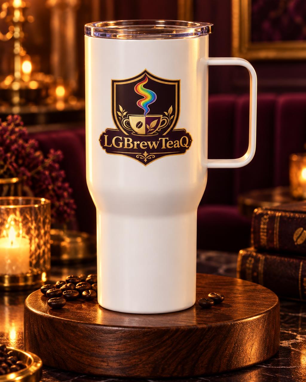 Travel Mug With A Handle