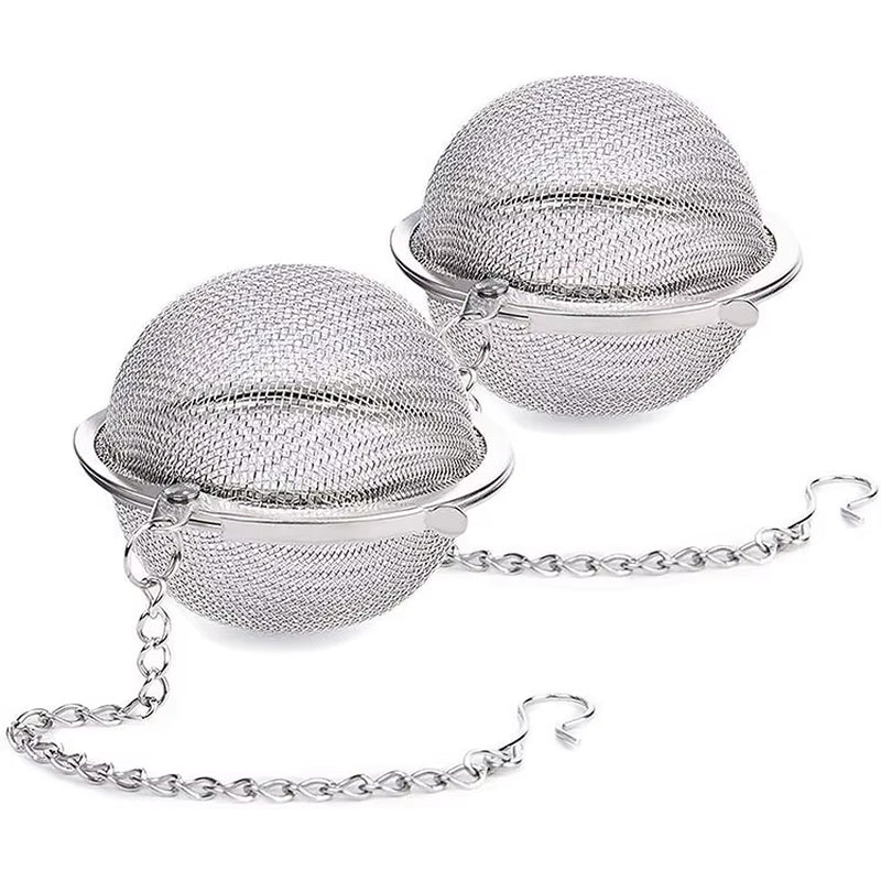 Mesh Tea Infuser Strainers Filters Tea Ball Interval Diffuser Stainless Steel Tea Strainer