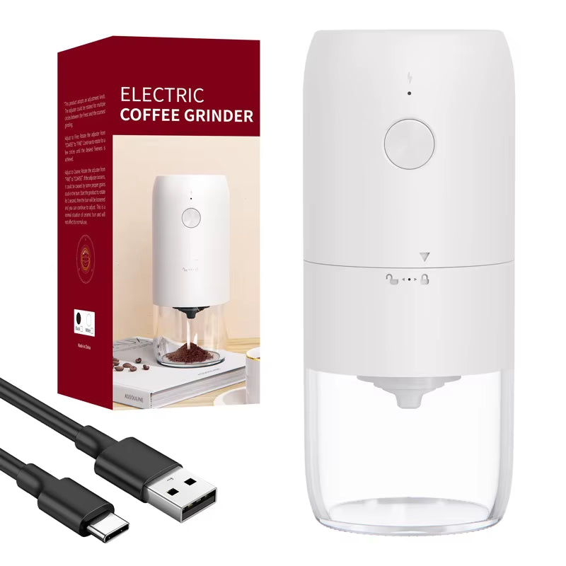 USB Rechargeable Ceramic Electric Coffee Grinder 
